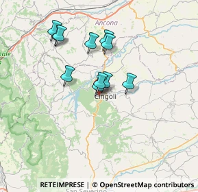 Mappa Via G. Cerquetelli, 62011 Cingoli MC, Italia (5.94364)