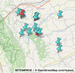 Mappa Via G. Cerquetelli, 62011 Cingoli MC, Italia (7.35875)