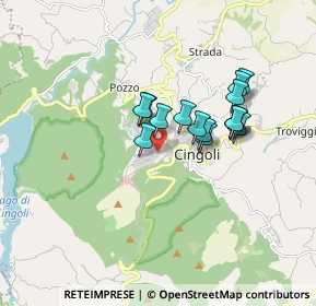 Mappa Via G. Cerquetelli, 62011 Cingoli MC, Italia (1.36267)