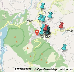 Mappa Via G. Cerquetelli, 62011 Cingoli MC, Italia (1.463)