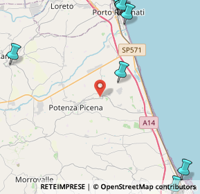 Mappa 62018 Potenza Picena MC, Italia (7.33)