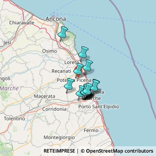 Mappa 62018 Potenza Picena MC, Italia (9.57063)