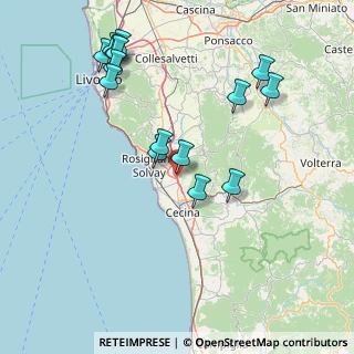 Mappa Via Emilia, 56040 Castellina Marittima PI, Italia (17.63)