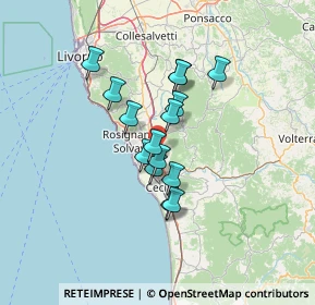 Mappa Via Emilia, 56040 Castellina Marittima PI, Italia (10.11267)