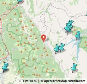 Mappa Via Giacomo Leopardi, 62021 Poggio San Vicino MC, Italia (7.326)