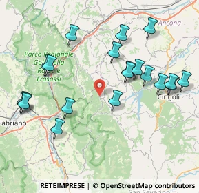 Mappa Via Giacomo Leopardi, 62021 Poggio San Vicino MC, Italia (9.0385)