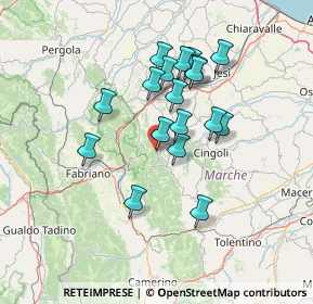 Mappa Via Giacomo Leopardi, 62021 Poggio San Vicino MC, Italia (12.20222)