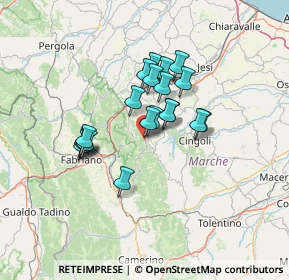 Mappa Via Giacomo Leopardi, 62021 Poggio San Vicino MC, Italia (10.352)