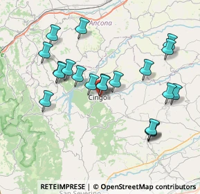 Mappa Via del Podestà, 62011 Cingoli MC, Italia (7.8205)