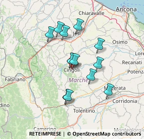Mappa Via Foltrani, 62011 Cingoli MC, Italia (11.56538)