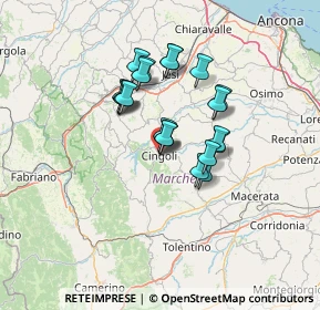 Mappa Via del Podestà, 62011 Cingoli MC, Italia (10.5455)