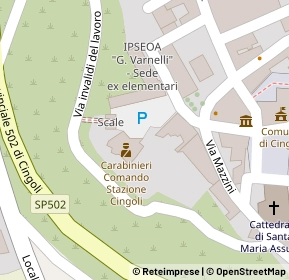 Mappa Piazza Unità d' Italia, 62011 Cingoli MC, Italia (0.092)