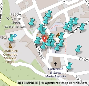 Mappa Via Mazzini, 62011 Cingoli MC, Italia (0.04583)