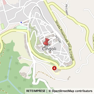 Mappa Via Giuseppe Mazzini, 10, 62011 Cingoli, Macerata (Marche)