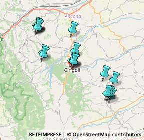 Mappa Via Mazzini, 62011 Cingoli MC, Italia (7.622)