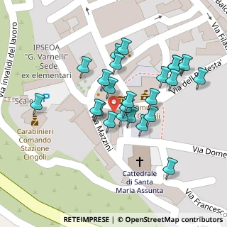 Mappa Via Mazzini, 62011 Cingoli MC, Italia (0.04583)