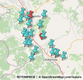 Mappa Loc. Coldipozzo, 06012 Città di Castello PG, Italia (7.455)