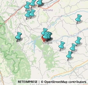 Mappa Via Trentavisi, 62011 Cingoli MC, Italia (8.32)