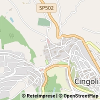 Kaart Cingoli