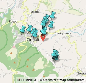 Mappa Via Tremoline, 62011 Cingoli MC, Italia (1.3965)