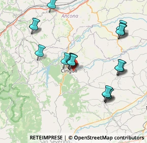 Mappa Via Tremoline, 62011 Cingoli MC, Italia (8.4535)