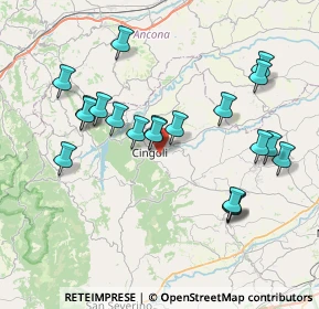 Mappa Via Tremoline, 62011 Cingoli MC, Italia (7.94)