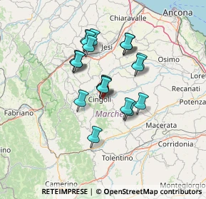 Mappa Via Tremoline, 62011 Cingoli MC, Italia (11.342)