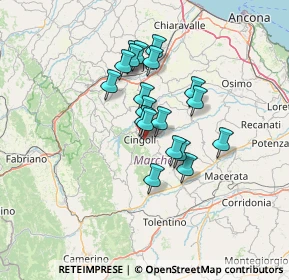 Mappa Via Tremoline, 62011 Cingoli MC, Italia (10.44316)