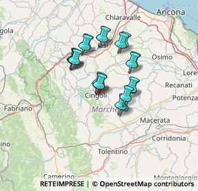Mappa Via Tremoline, 62011 Cingoli MC, Italia (10.6085)