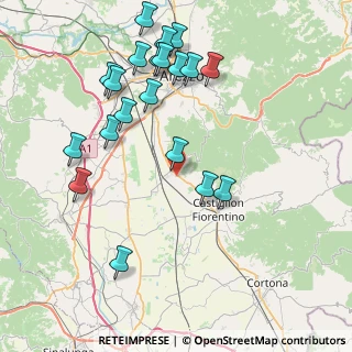 Mappa Località Caselle di Rigutino, 52100 Arezzo AR, Italia (9.164)