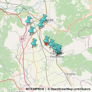 Mappa Località Caselle di Rigutino, 52100 Arezzo AR, Italia (5.59818)