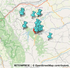 Mappa Via Falaschini, 62011 Cingoli MC, Italia (5.554)