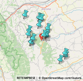 Mappa Via Falaschini, 62011 Cingoli MC, Italia (6.03176)