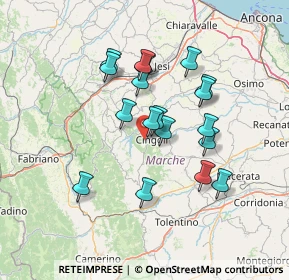 Mappa Via Falaschini, 62011 Cingoli MC, Italia (12.41444)