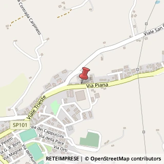 Mappa Via Piana, 19, 62018 Potenza Picena, Macerata (Marche)