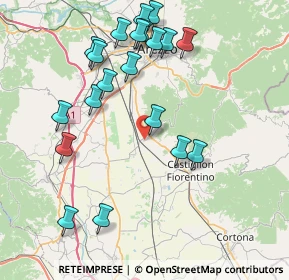 Mappa Rigutino Ovest, 52100 Rigutino AR, Italia (8.9245)