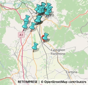 Mappa Rigutino Ovest, 52100 Rigutino AR, Italia (8.589)