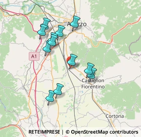 Mappa Rigutino Ovest, 52100 Rigutino AR, Italia (6.81167)