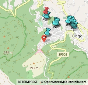Mappa Via Cristianopoli, 62011 Cingoli MC, Italia (1.0585)