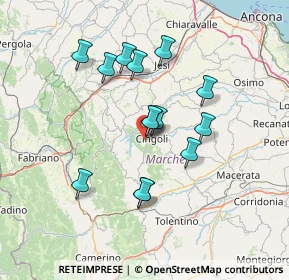Mappa Via Cristianopoli, 62011 Cingoli MC, Italia (12.49786)