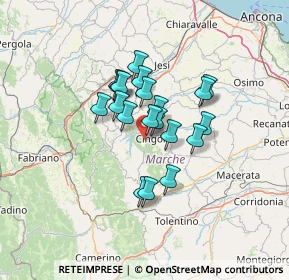 Mappa Via Cristianopoli, 62011 Cingoli MC, Italia (9.6445)