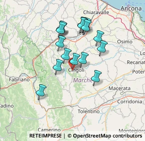 Mappa Via Cristianopoli, 62011 Cingoli MC, Italia (12.61125)