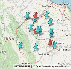 Mappa Via Cristianopoli, 62011 Cingoli MC, Italia (12.43944)