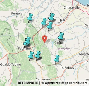 Mappa 62021 Poggio San Vicino MC, Italia (14.11389)