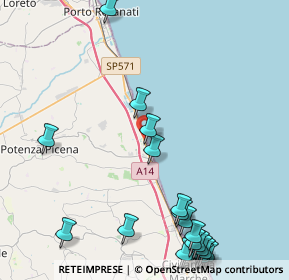 Mappa Via Torrenuova, 62016 Potenza Picena MC, Italia (5.994)