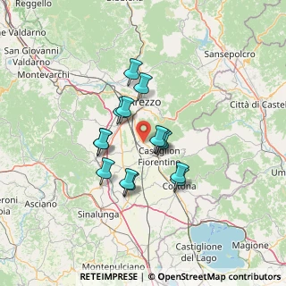 Mappa Loc. Rigutino Est, 52100 Arezzo AR, Italia (10.71357)