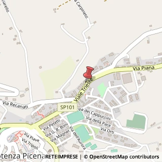 Mappa Viale Trieste, 89, 62018 Potenza Picena, Macerata (Marche)