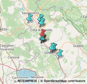 Mappa Via Donino Donini, 06010 Città di Castello PG, Italia (9.47)