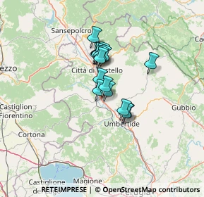 Mappa Via Donino Donini, 06010 Città di Castello PG, Italia (9.2405)
