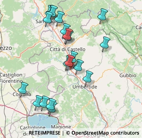 Mappa Via Donino Donini, 06010 Città di Castello PG, Italia (16.5305)